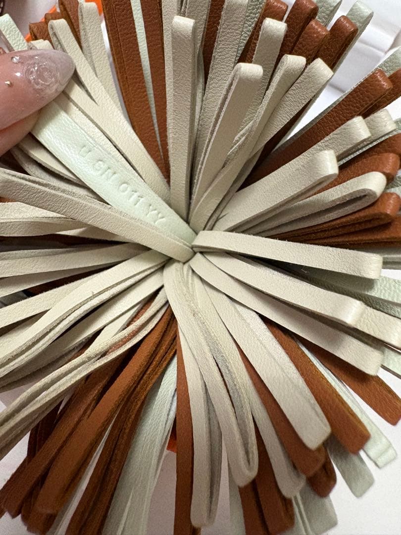 エルメスHERMES カルメン キーリング ラムスキン