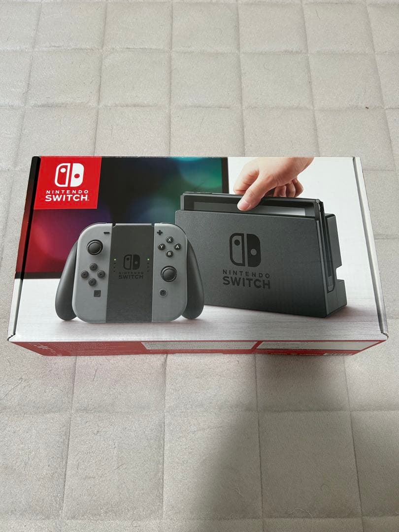 ゆう。完品 Nintendo Switch グレー 本体