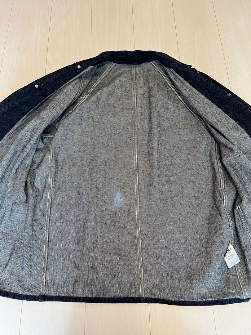 【22AW】comoli デニムワークジャッケット　サイズ1
