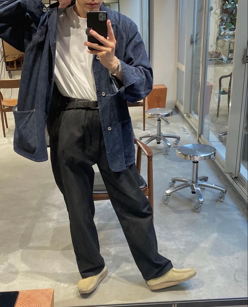 【22AW】comoli デニムワークジャッケット　サイズ1