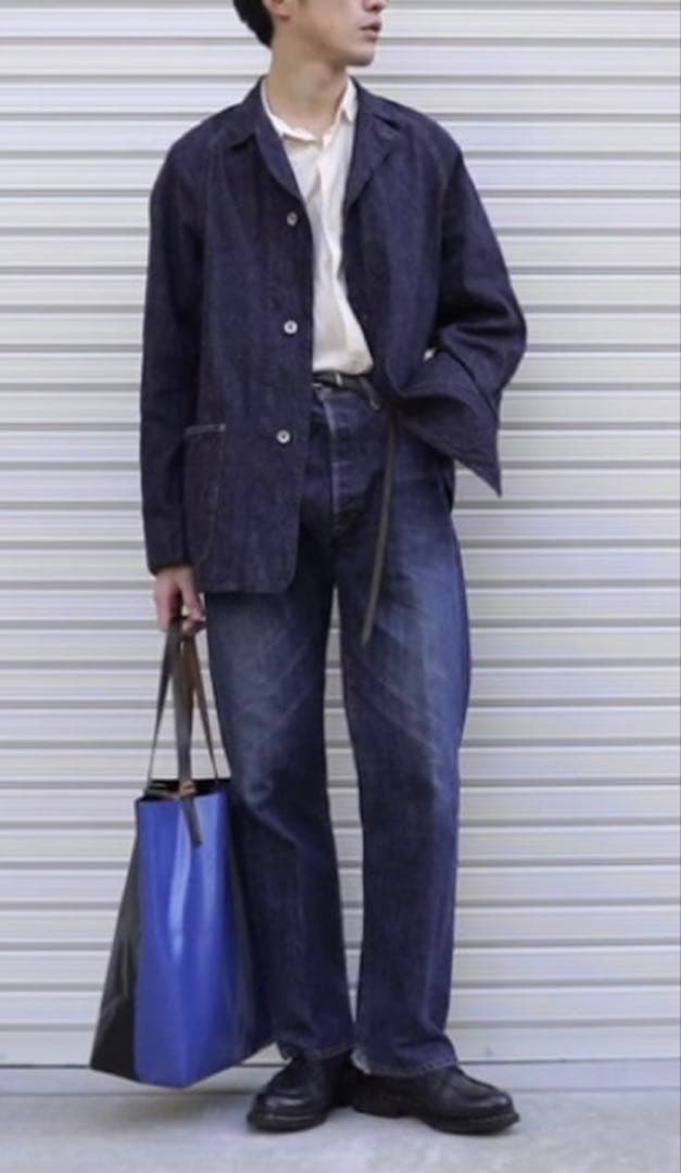 【22AW】comoli デニムワークジャッケット　サイズ1