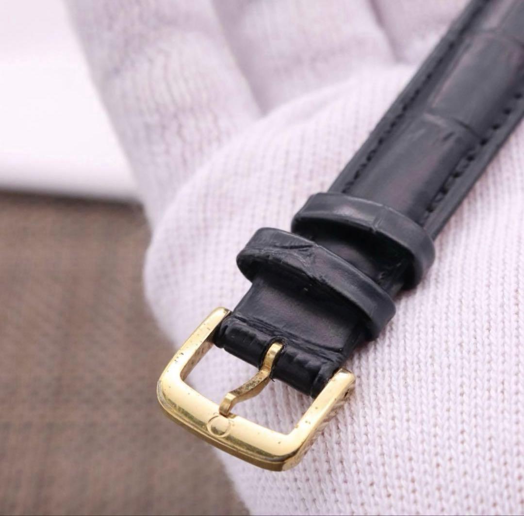 OMEGA De Ville クォーツ腕時計 ゴールド/ブラック