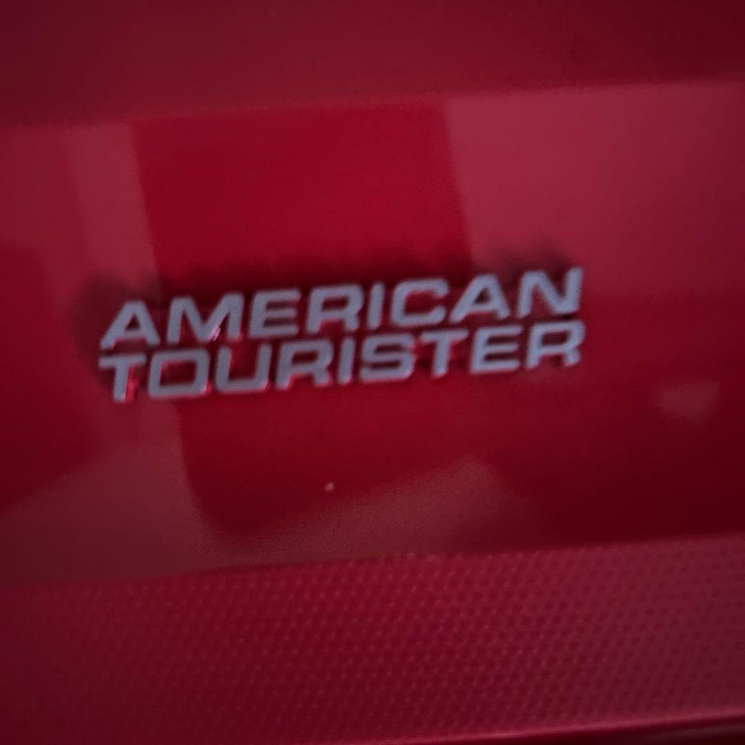 AMERICAN TOURISTER レッドキャリーケース　機内持ち込みサイズ