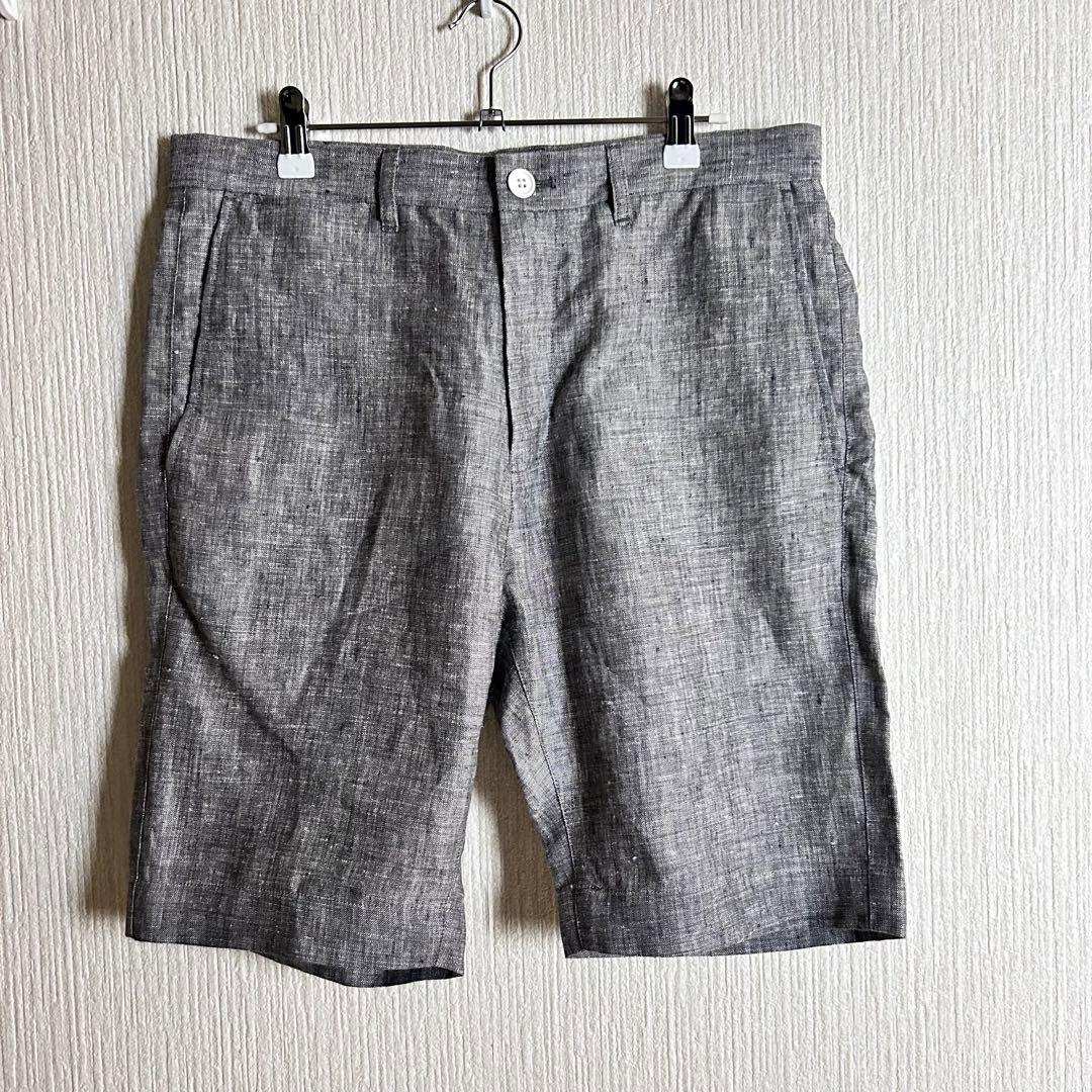 【セットアップ　ジャーナルスタンダード　リネン　ハーフパンツ　ワントーン】