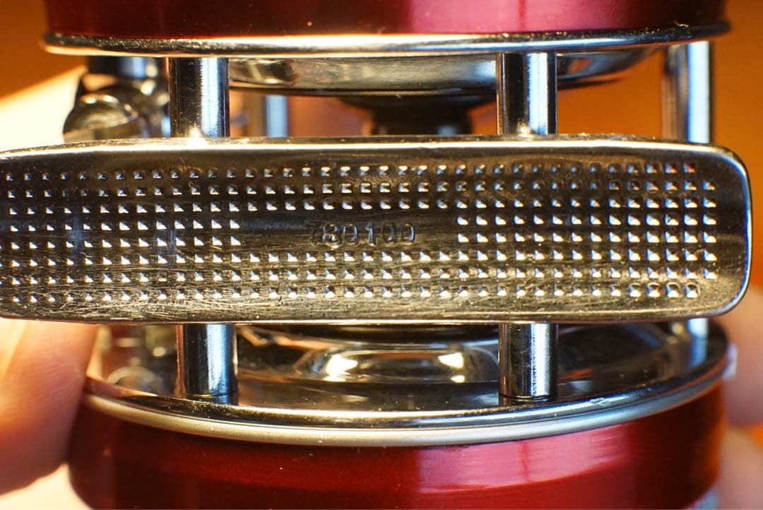 元箱付 ABU アンバサダー 4500 メンテ済 フレーム修正済 チェリーレッド