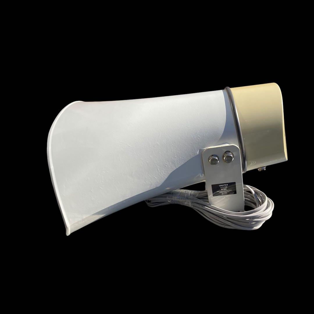 UNI-PEX H-431 選挙カー　車載用　スピーカー　2台セット　コード付①