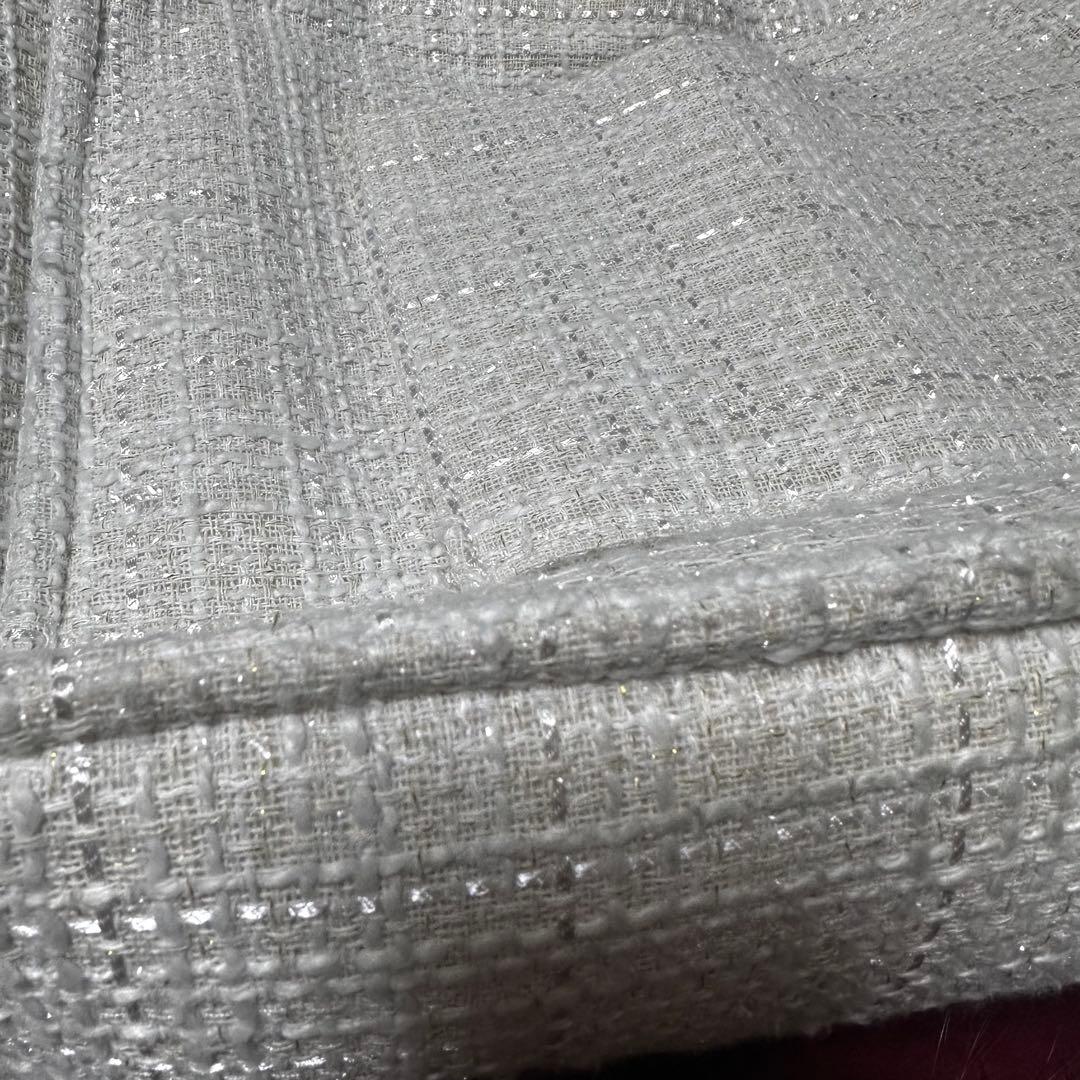 NICE CLAUP LouLoumei キャリーオンツイードトートバッグ