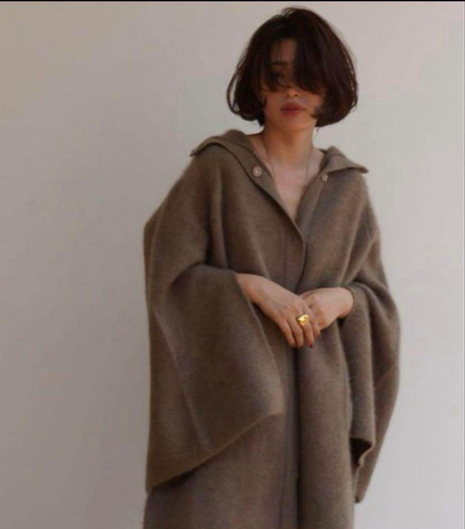 ETRE TOKYO スリットスリーブニットポンチョ