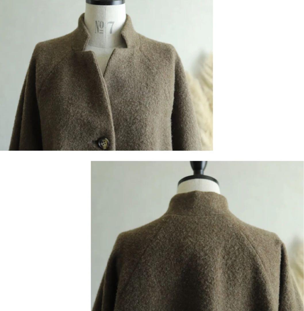 Veritecoeurヴィンテージブランケットコート カーキ / VC-1755