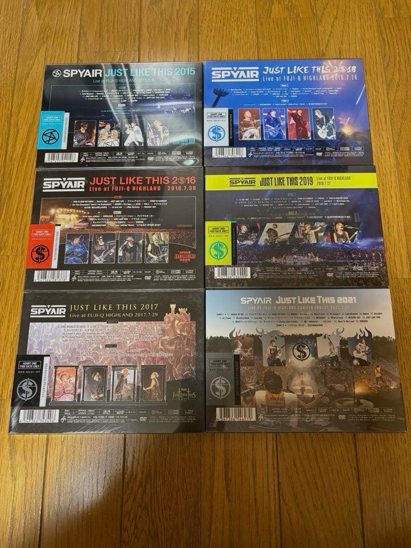 SPYAIR JUST LIKE THIS DVD セット