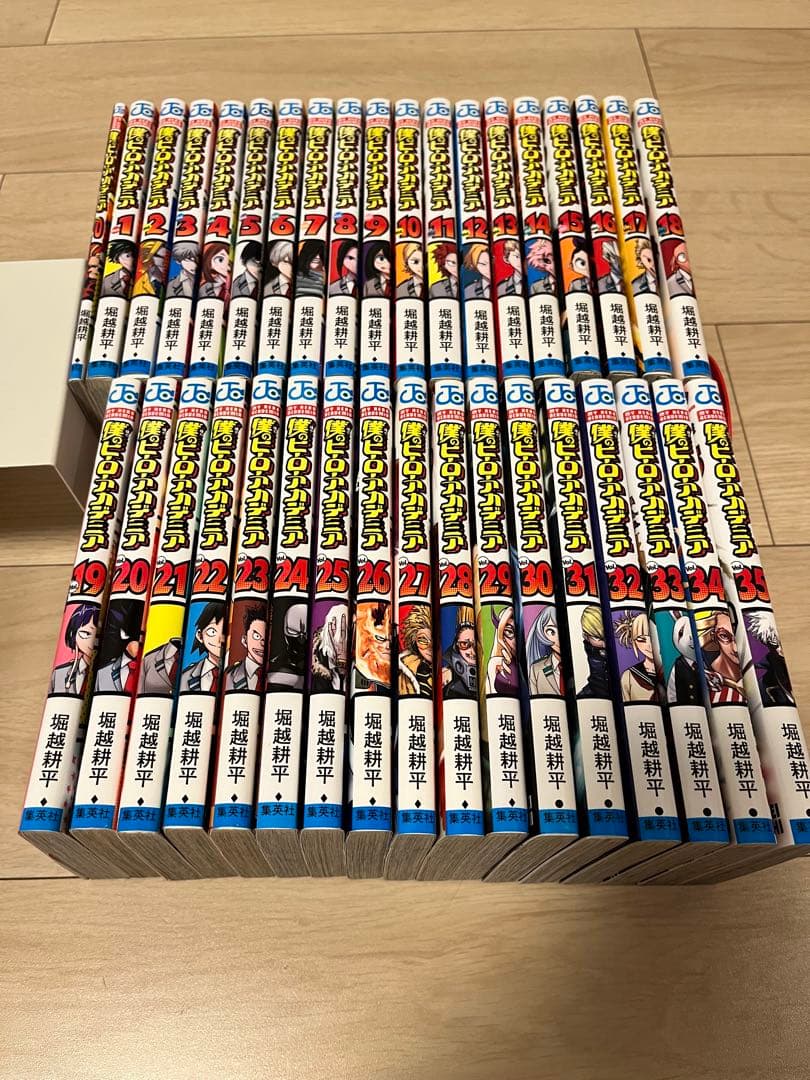 僕のヒーローアカデミア1〜35巻セットと、映画特典の0巻