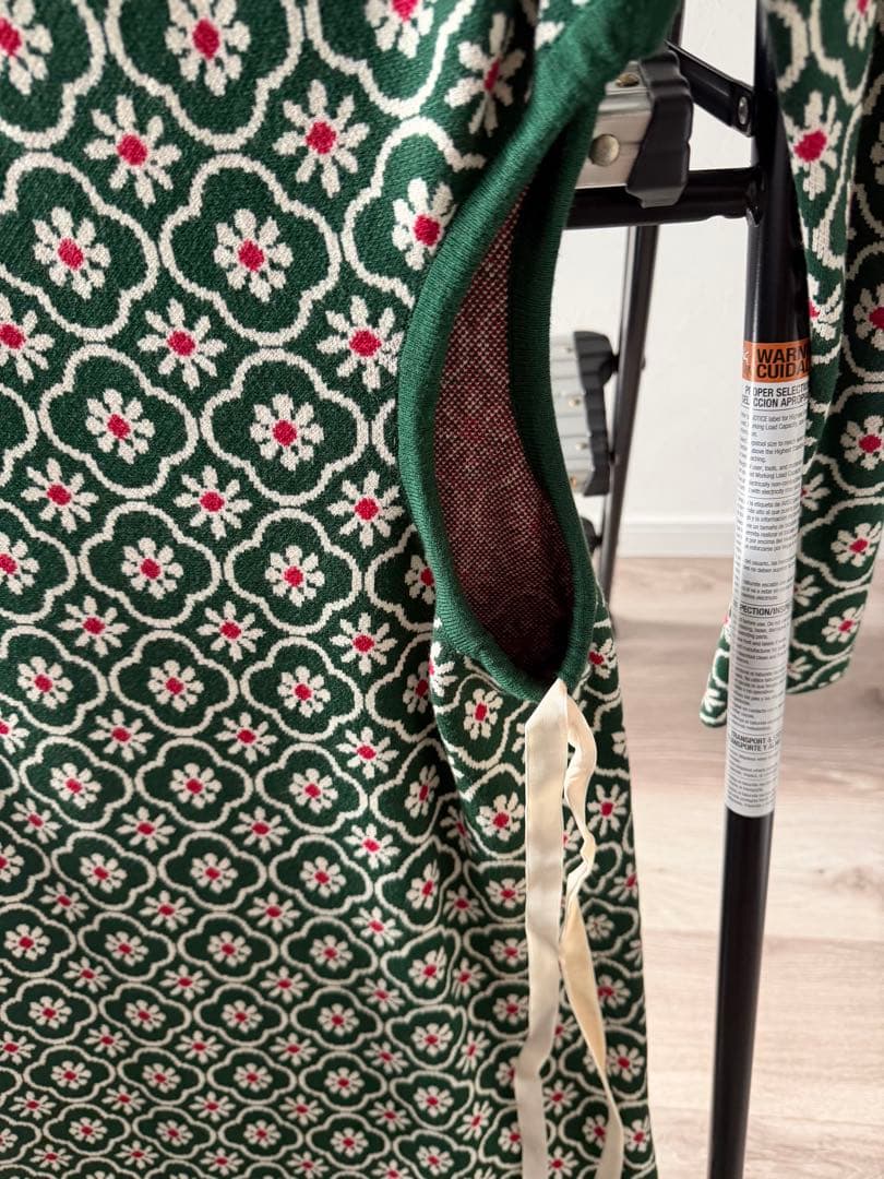 【AMBERGLEAM】Art Knit Dress / Geometry