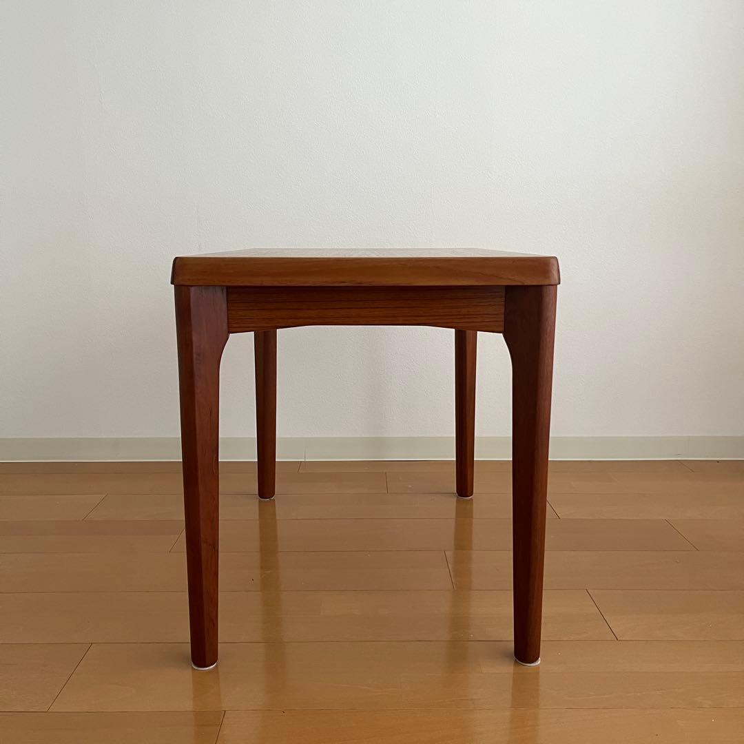 デンマーク チーク材　ローテーブル　ビンテージ