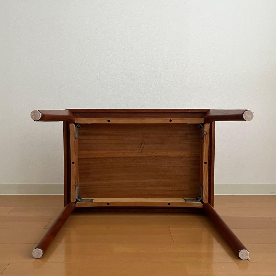 デンマーク チーク材　ローテーブル　ビンテージ