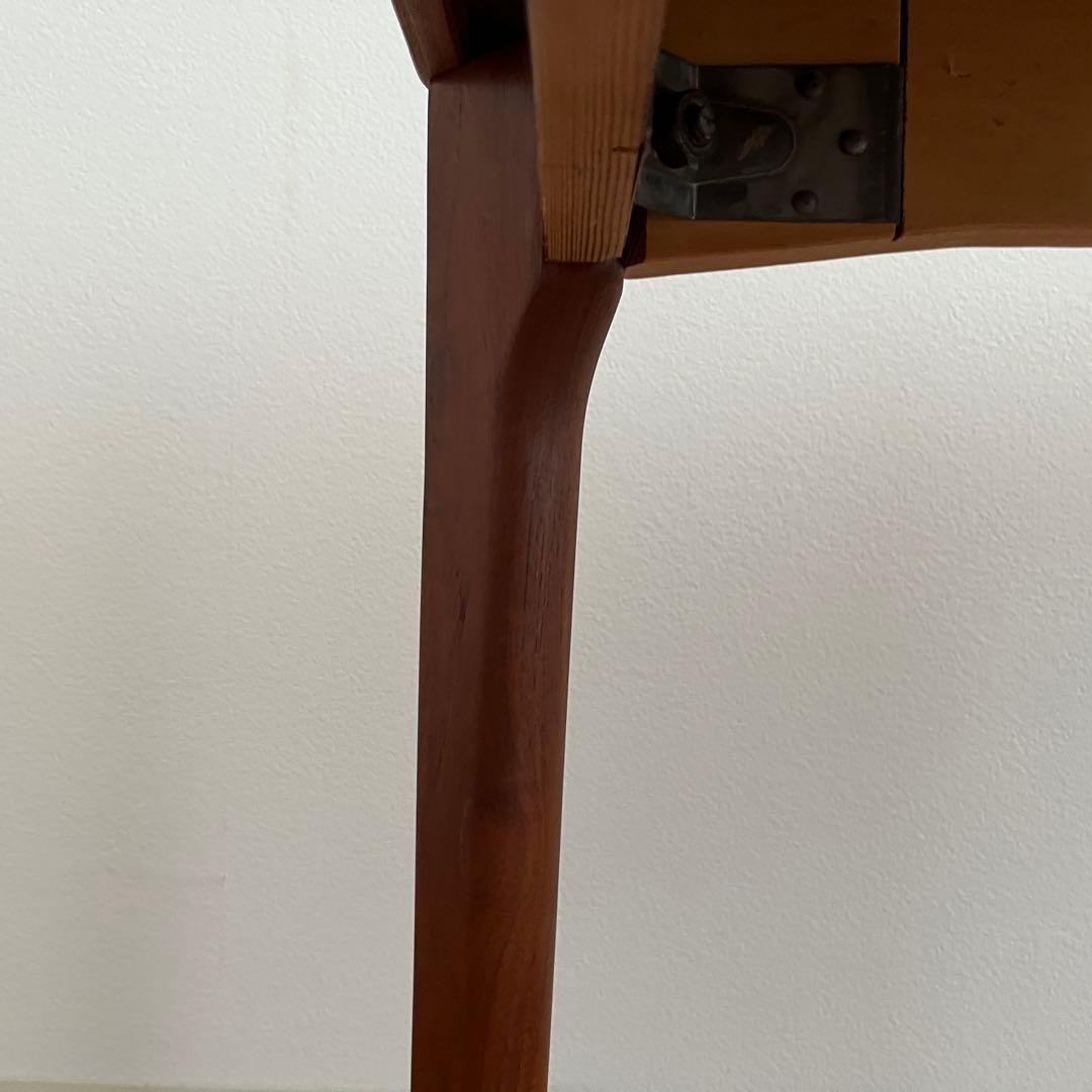 デンマーク チーク材　ローテーブル　ビンテージ