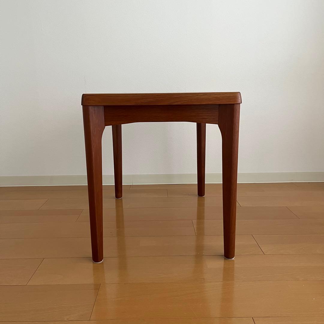 デンマーク チーク材　ローテーブル　ビンテージ