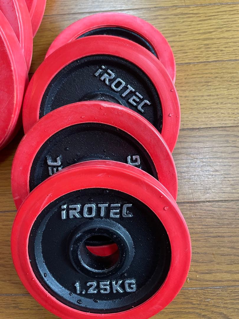 筋トレ　トレーニング　iROTEC バーベル　ダンベル　引き取り限定