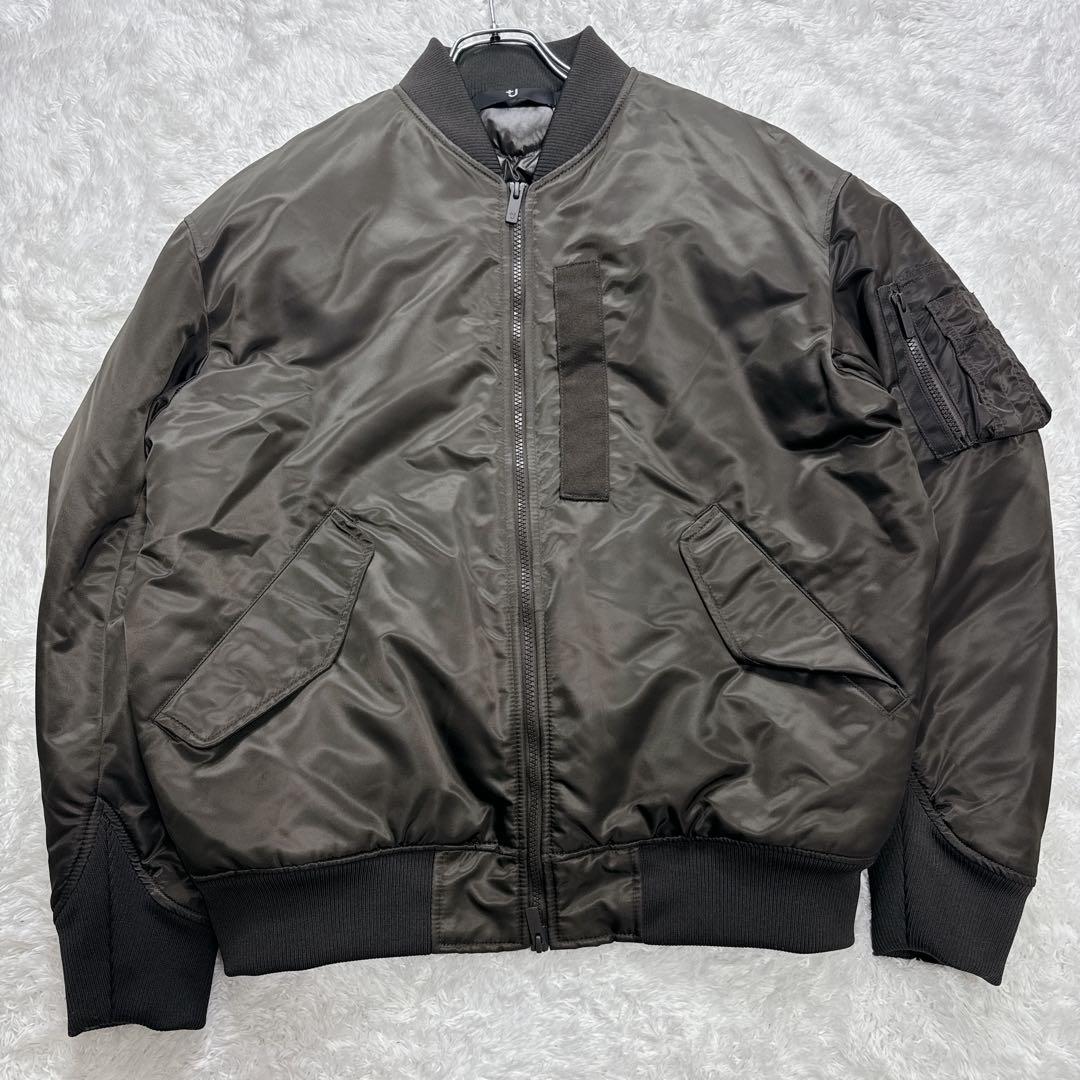 【入手困難】ユニクロ ハイブリッドダウンオーバーサイズ MA-1 ブルゾン L