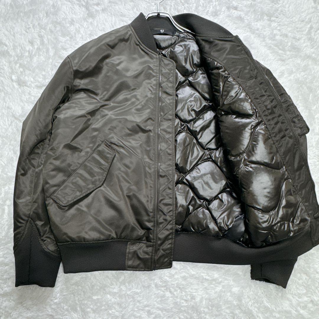 【入手困難】ユニクロ ハイブリッドダウンオーバーサイズ MA-1 ブルゾン L