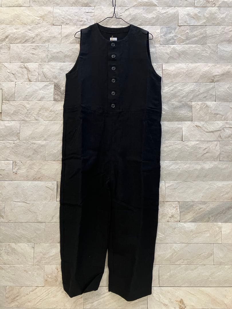 【新品】ガーゼGauze#ウールリネンワークサロペット