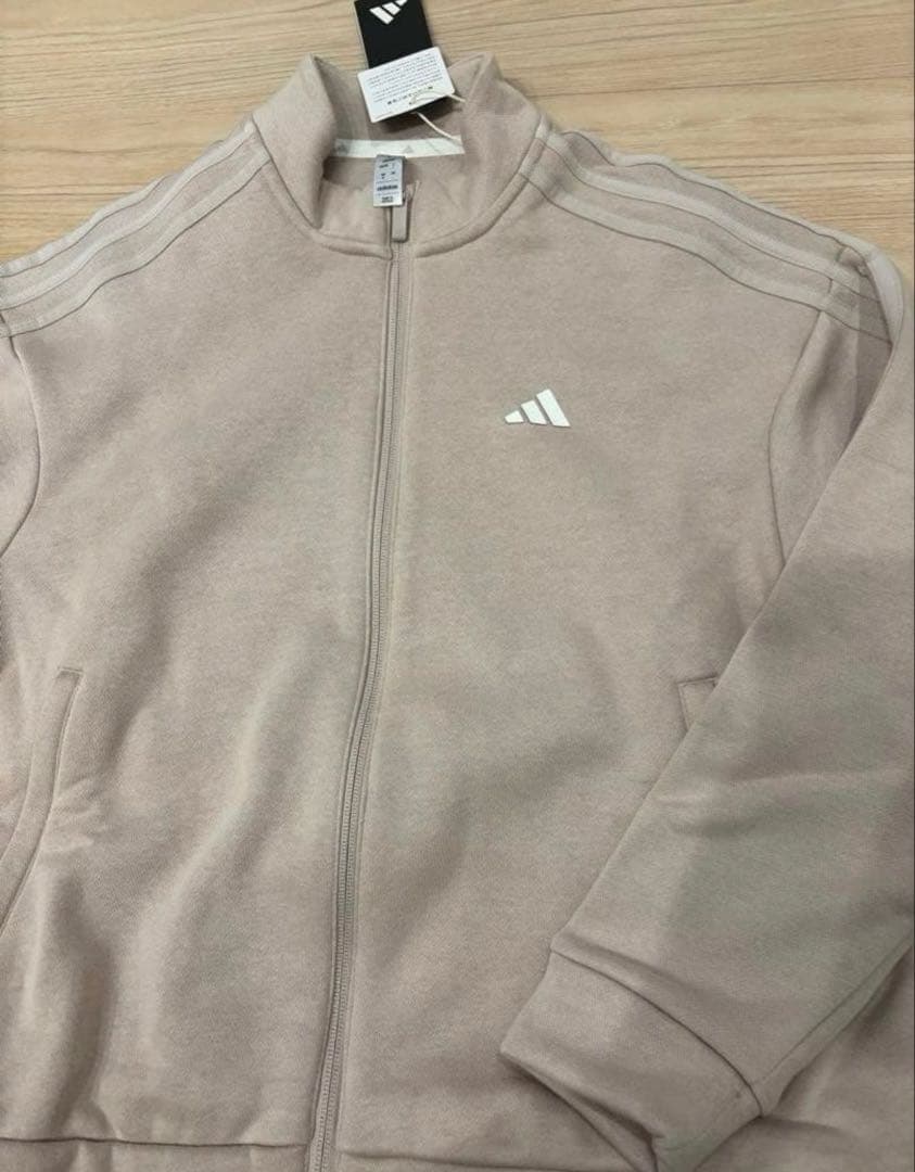 新品アディダスゴルフ セットアップ ジャケット＆スカート LLサイズくすみピンク