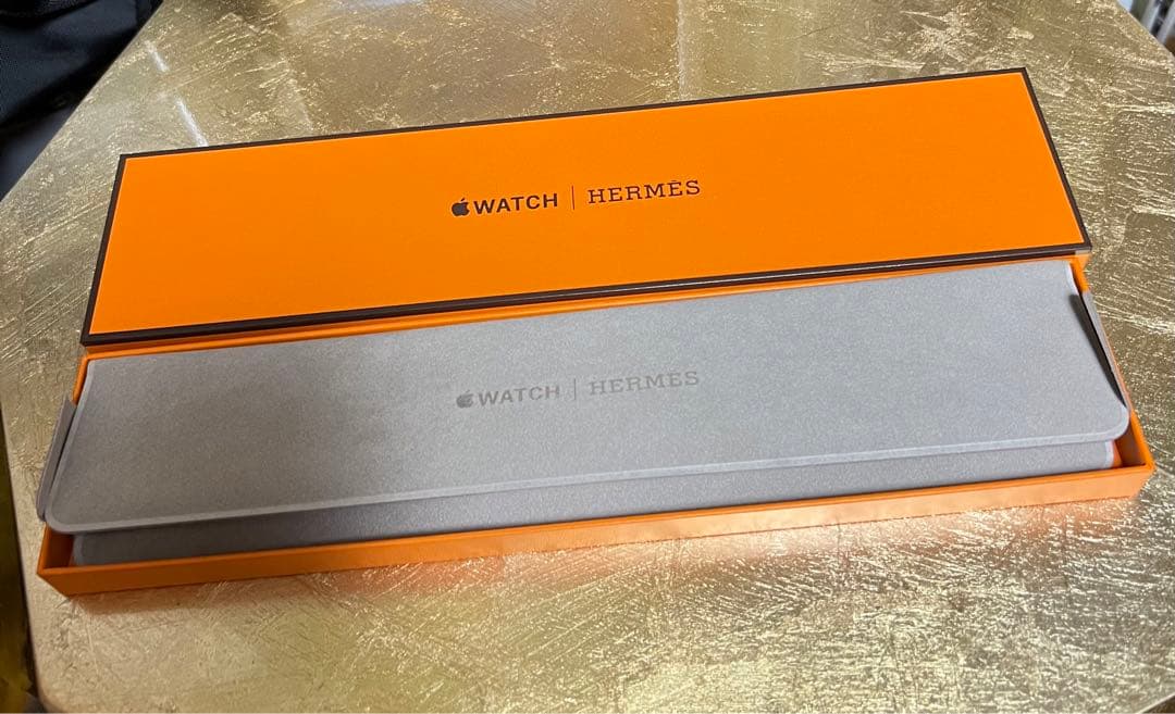 エルメス純正品Apple Watch 40mm生産終了ローズメキシコ二重巻ベルト