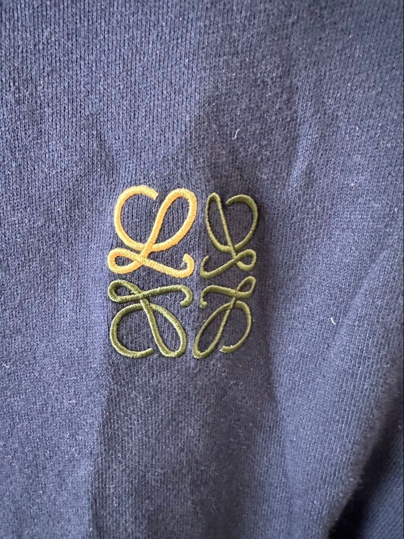 G1091 LOEWEパーカートレーナー サイズL カラーネイビー