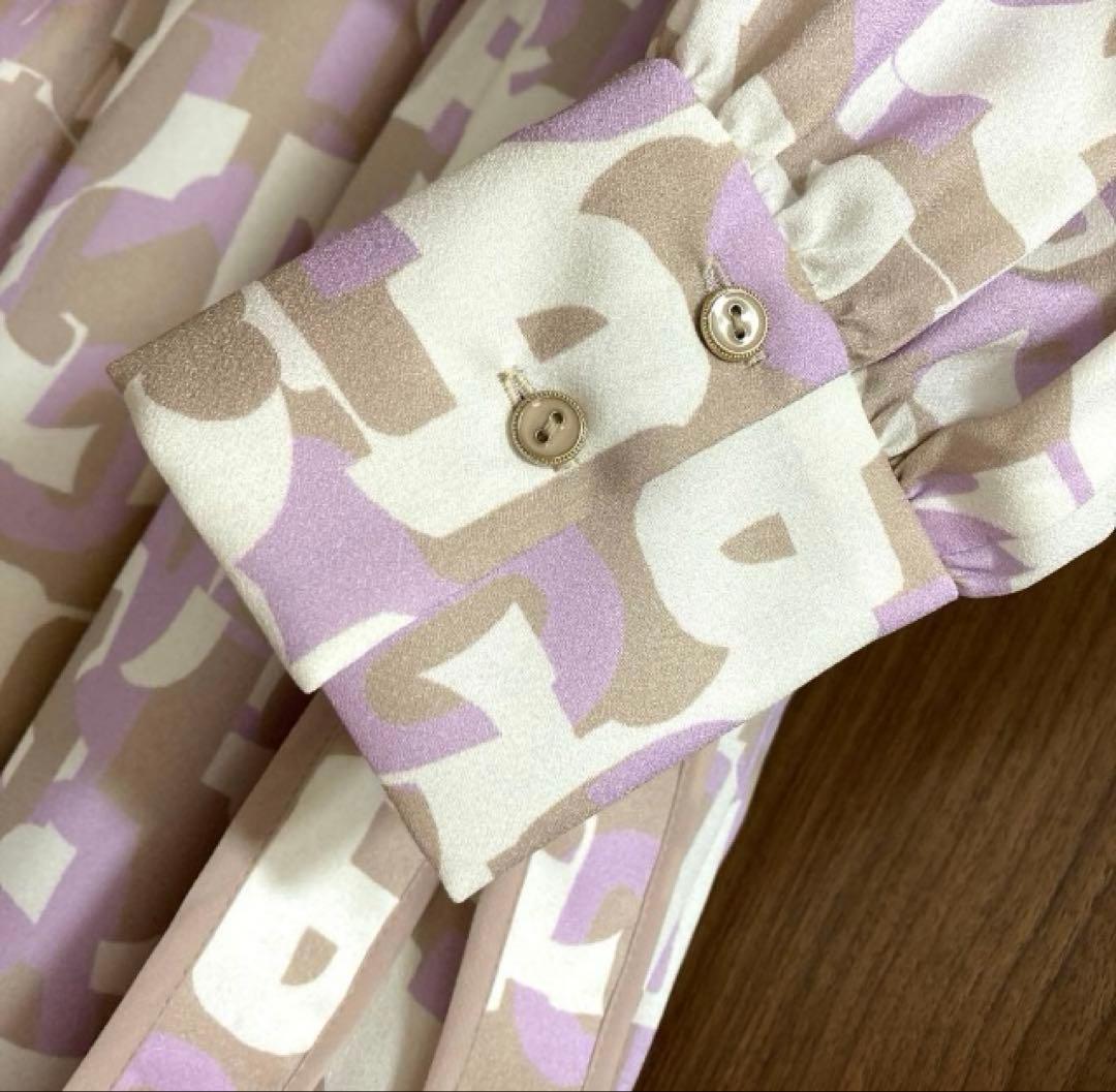 モラビト✴︎スペル⭐️ジオメトリック柄オリジナルプリントワンピース✨MORABITO