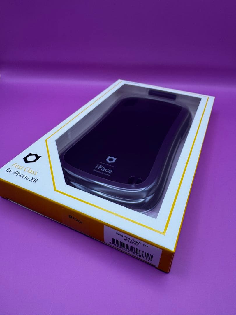 【新品・未使用】iFace iPhone XR ブラック スマホケース　正規品