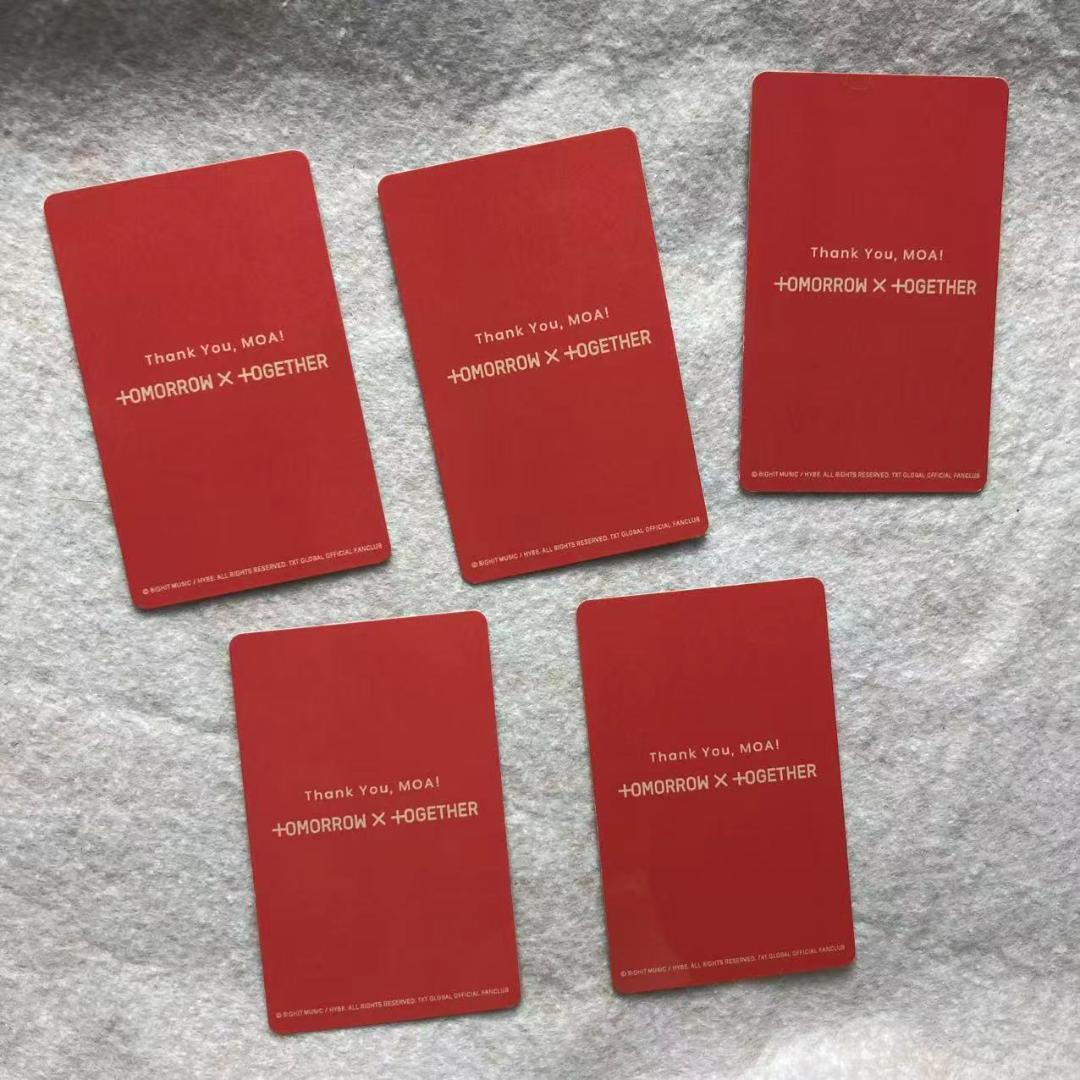 TXT トゥバ MOAZONE 日本 ペンミ FC 会場限定 トレカ 5枚