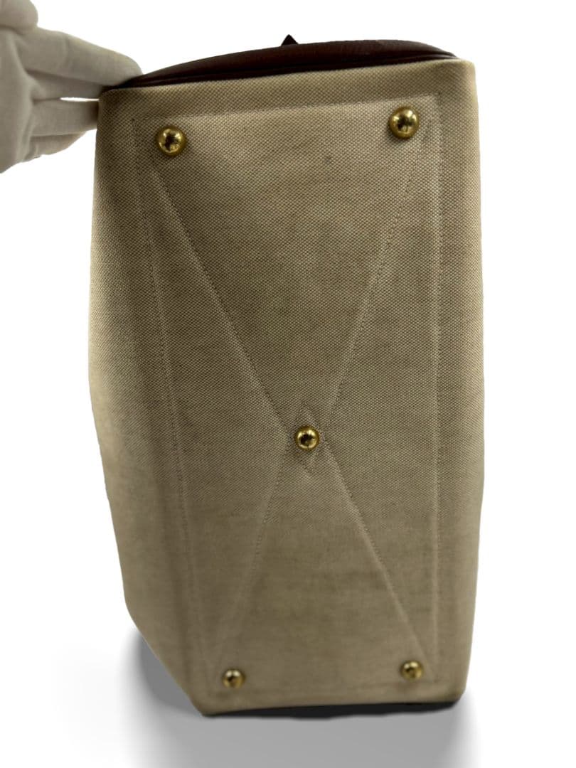 a*o様 【極美品】HERMÈS ヴィクトリア50 トラベルバッグ トワルアッシ