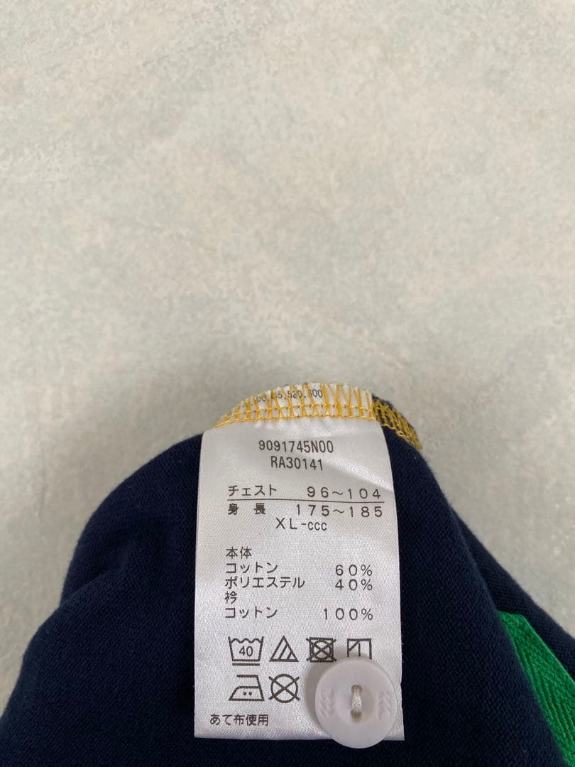 CANTERBURY 半袖ラガーシャツ XL クレイジーパターン カンタベリー