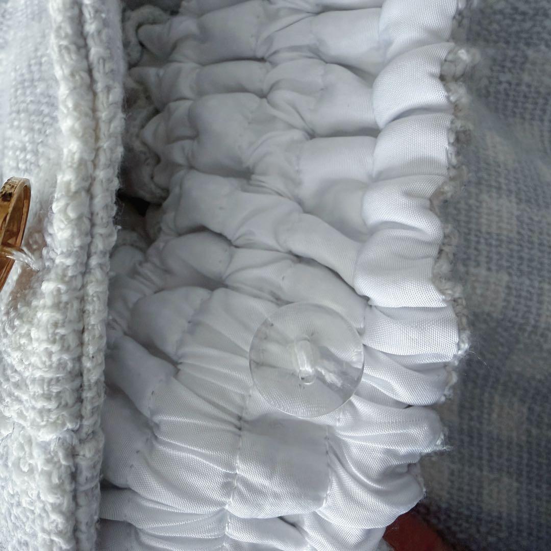 LIZLISA ギンガムツイードサスペンダー付スカパン Blue ブルー