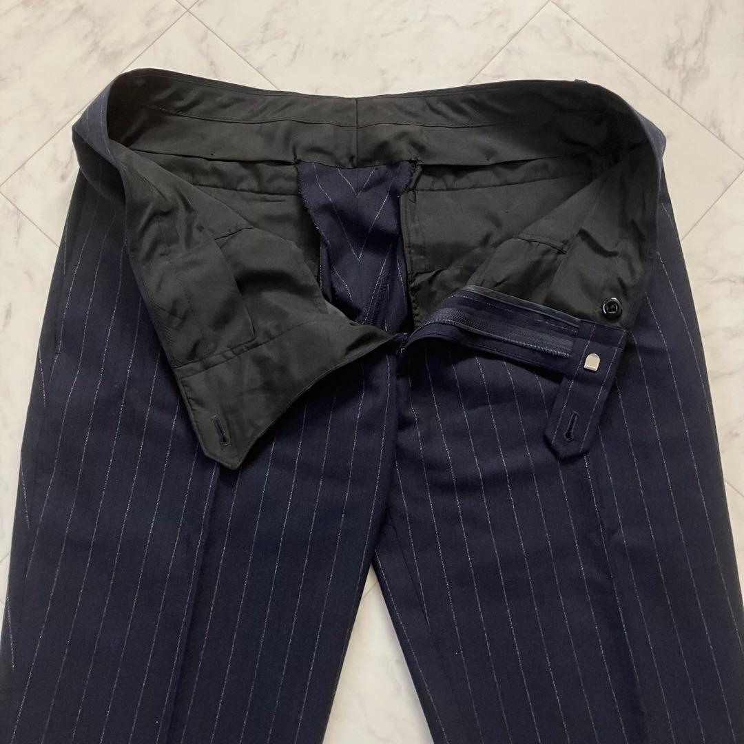 スーツセレクト スーツ セットアップ　ネイビー メンズ AB6 イタリア生地