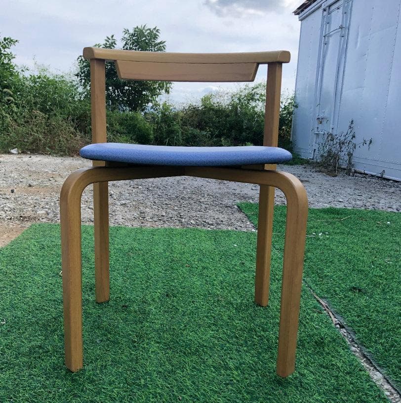 ●天童木工 椅子 イス 4脚 T-5348WB-ST型 天然木製フレーム