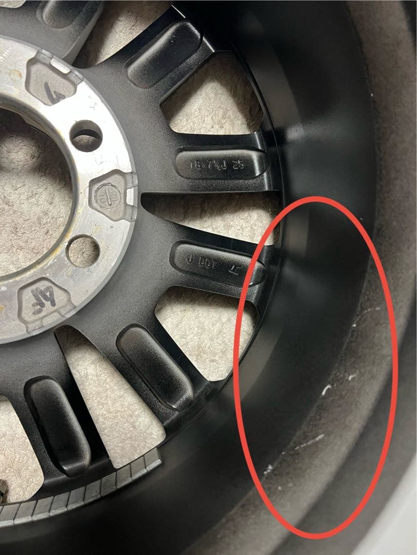 送料込　美品　ランドクルーザープラドマットブラックエディション純正ホイール1️⃣