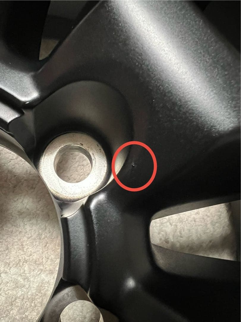 送料込　美品　ランドクルーザープラドマットブラックエディション純正ホイール1️⃣