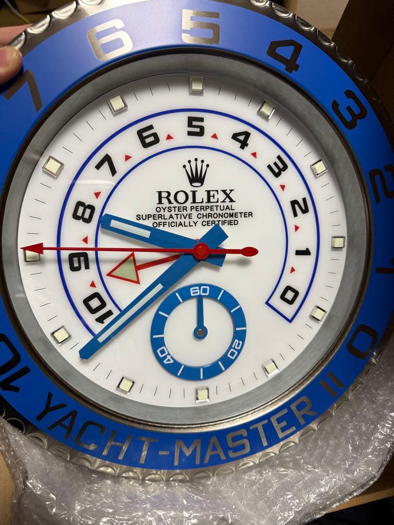 HIRO10ROLEX Yacht-Master II 壁掛け時計