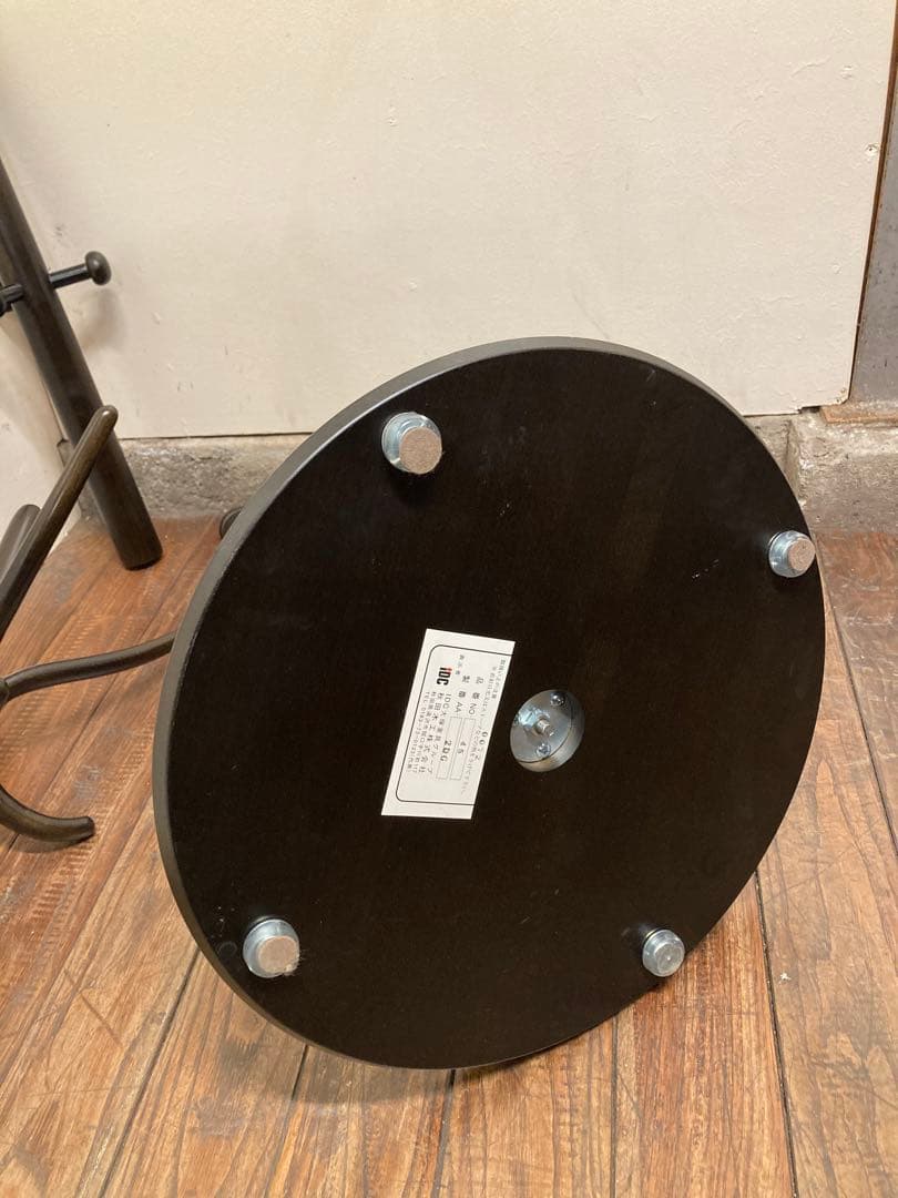 秋田木工 曲木家具 no.45 コートハンガー ポールハンガー 無垢材 黒