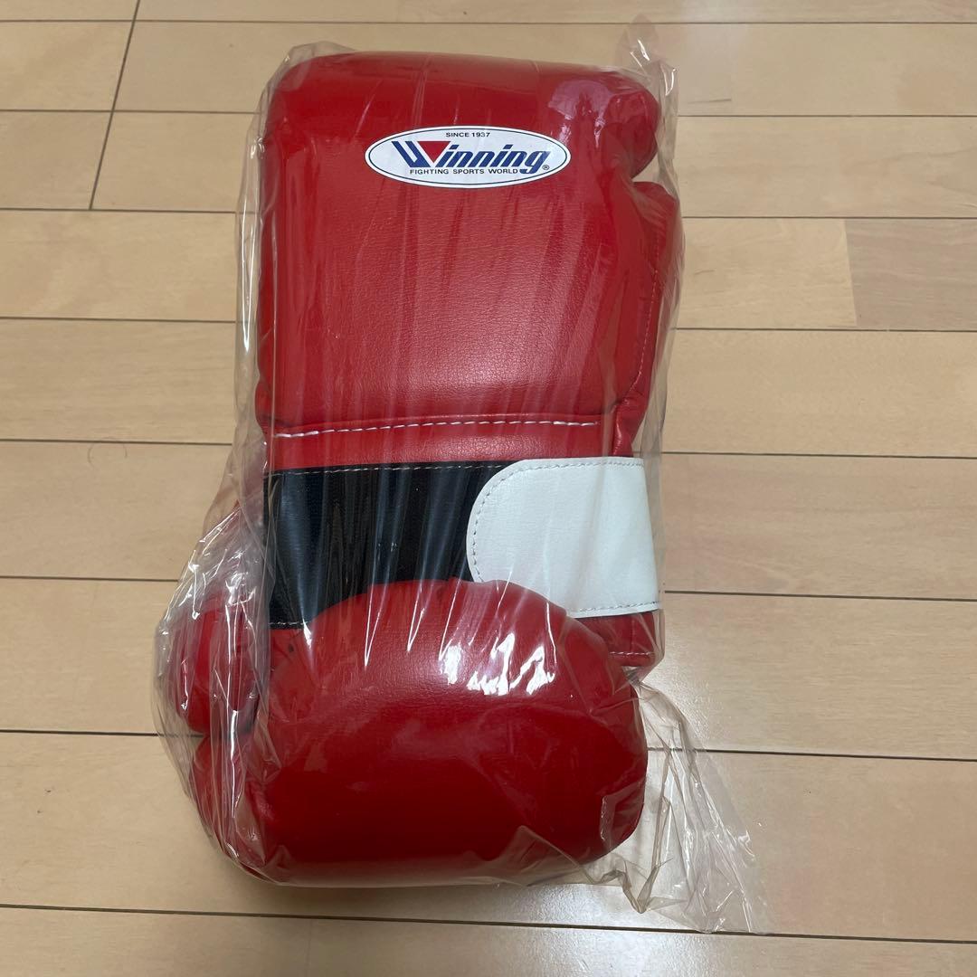 新品即日発送 ウイニング 14オンスグローブ レッド JABF-14