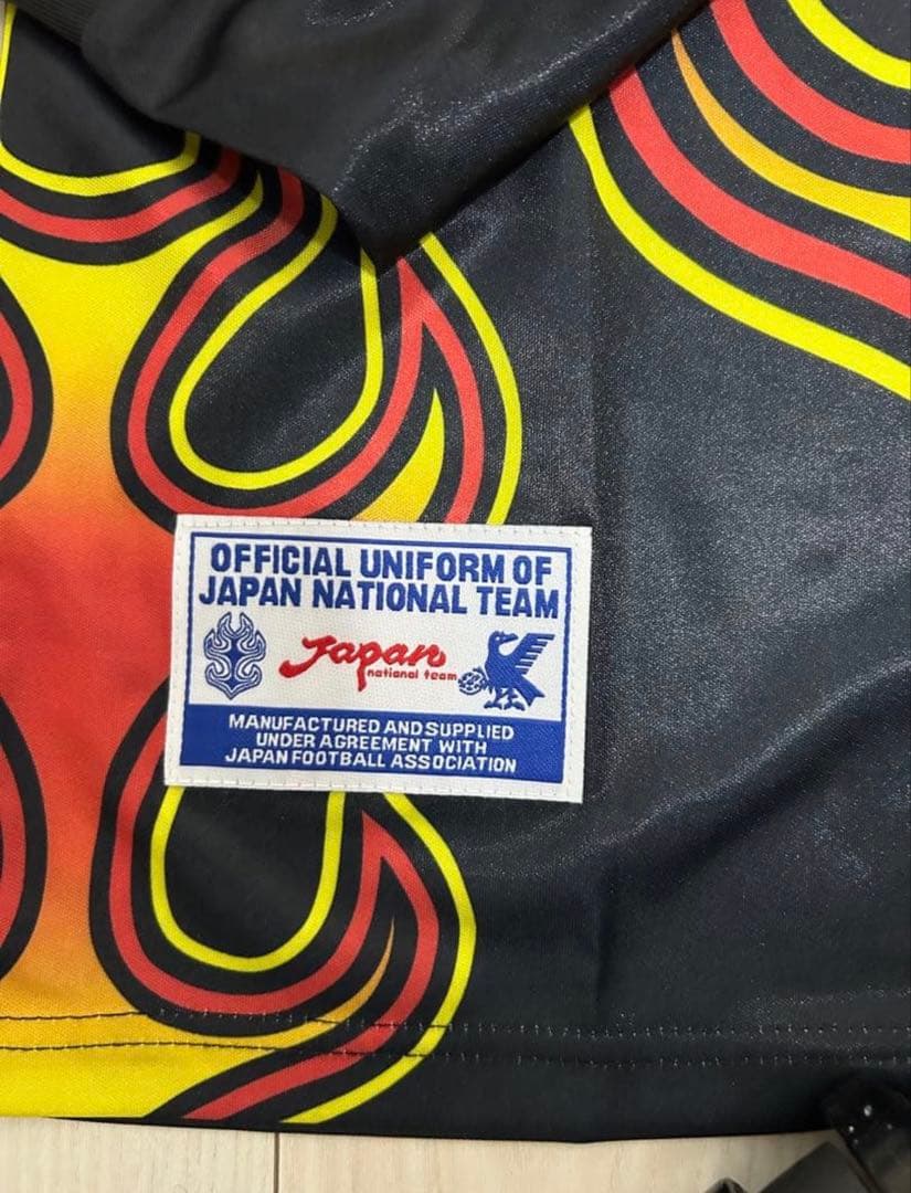 日本代表 川口能活 1998 W杯　GK 炎 ユニフォーム キーパー　L 新品