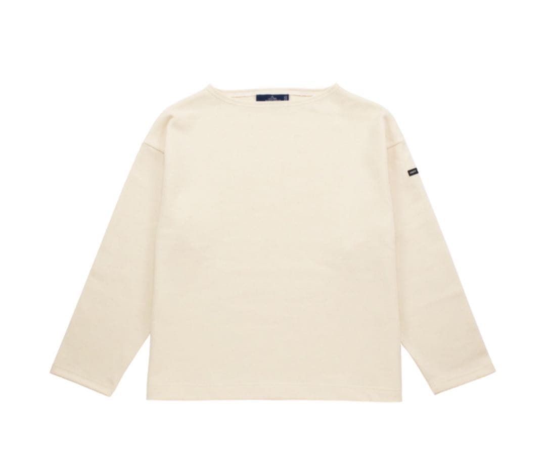 長袖ドロップショルダー ECRU［生成り］