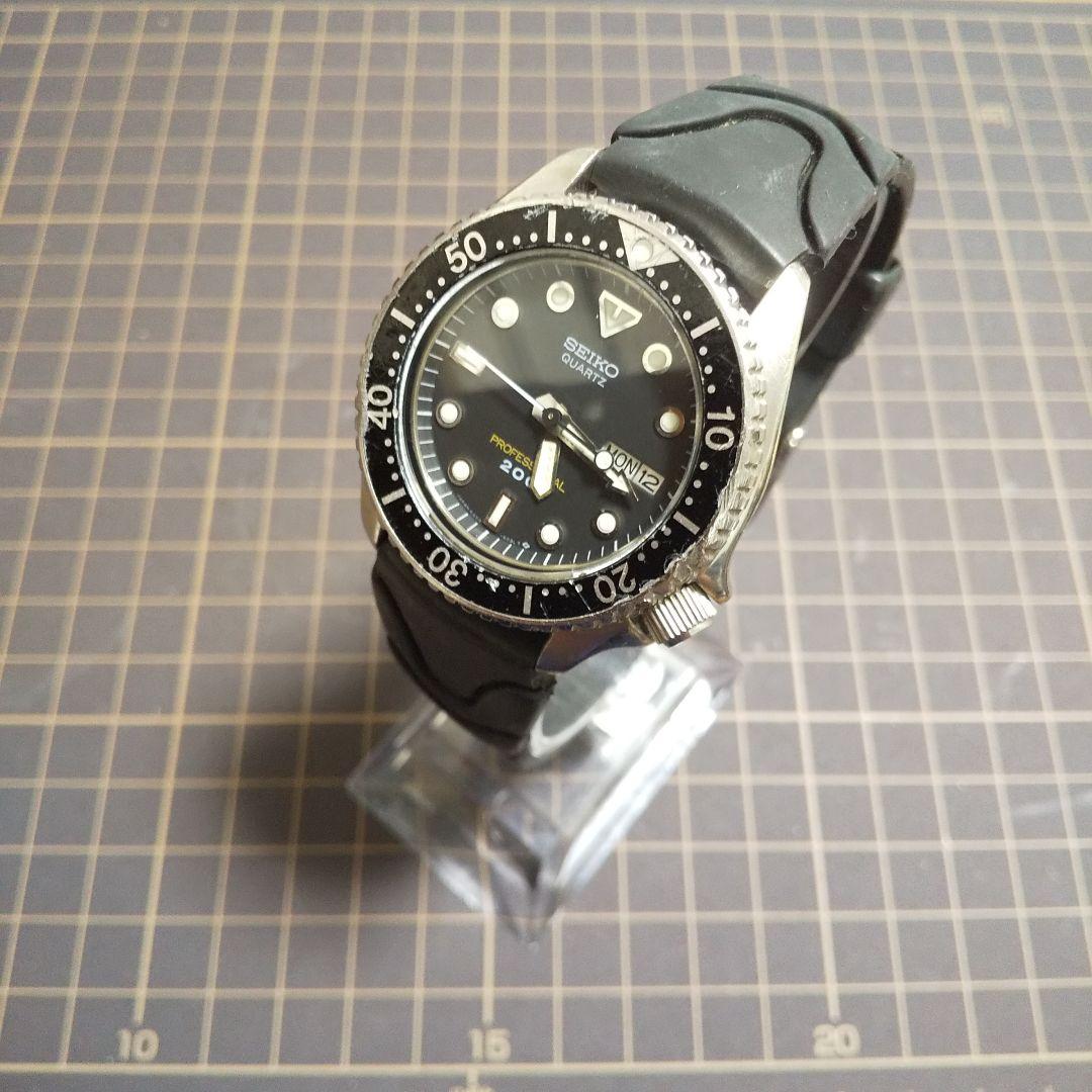 匿名配送 セイコー ダイバー ウォッチ 6458-6020