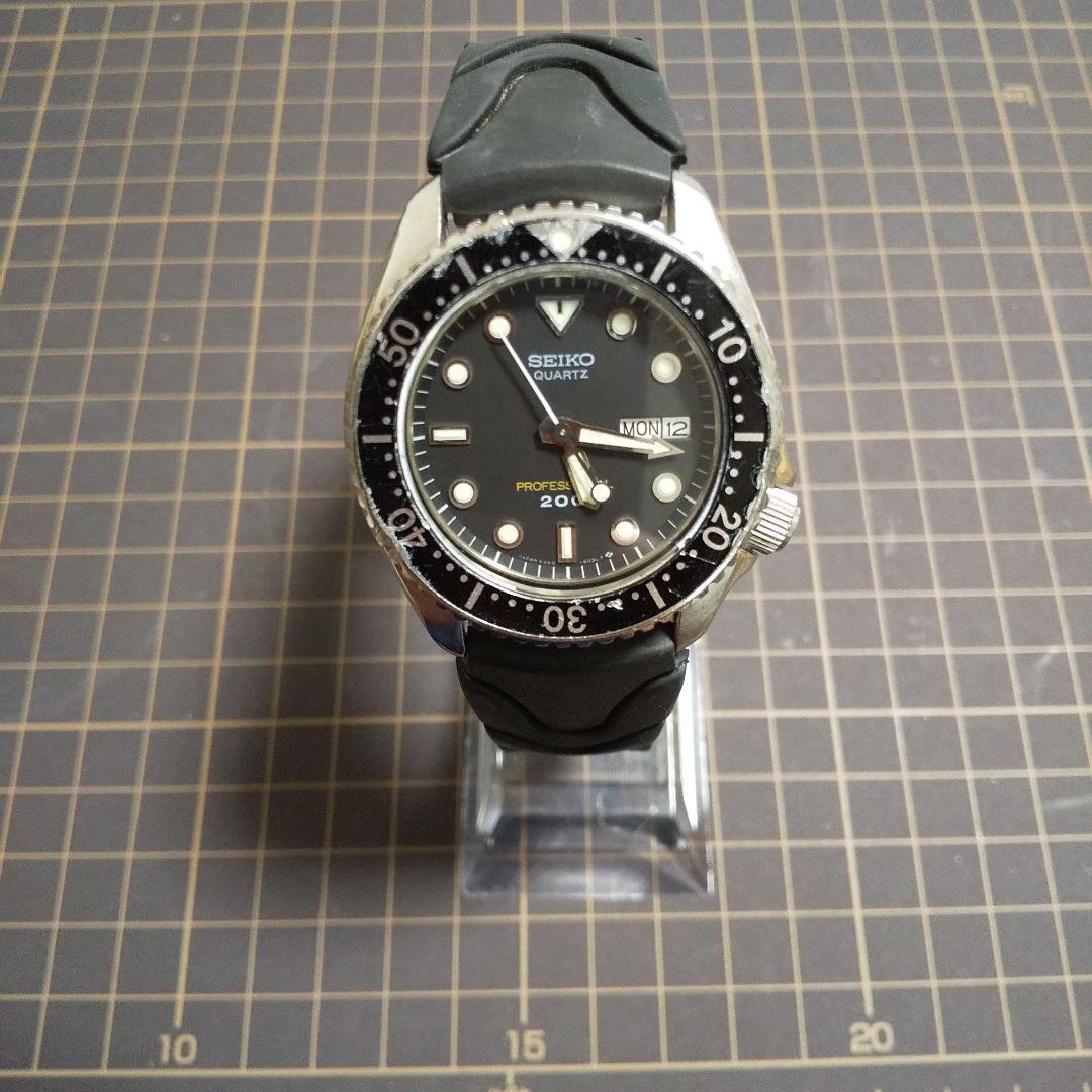 匿名配送 セイコー ダイバー ウォッチ 6458-6020