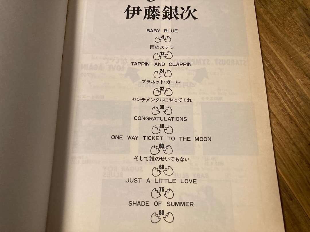 ★楽譜/伊藤銀次/Baby Blue/バンドスコア/ナイアガラトライアングル