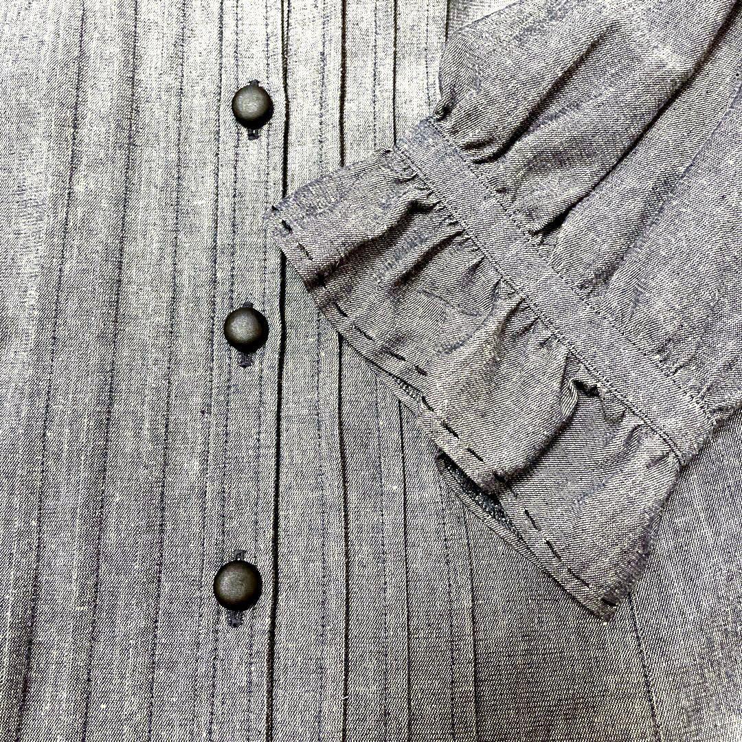 【未使用品】TO BE CHIC スカートスーツ　グレー　リボン