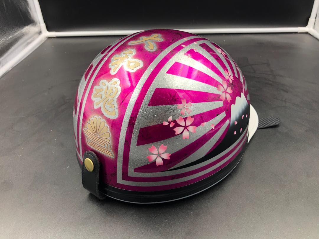 コルク半　カスタム　富士日章　マジック　ピンクラップ　ラメ　桜　高級クリヤ