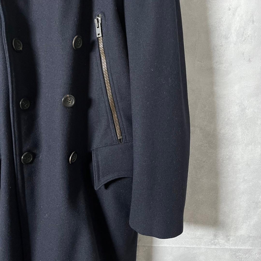 G.GUAGLIANONE イタリア製 カシミア混 ダブル コート N450