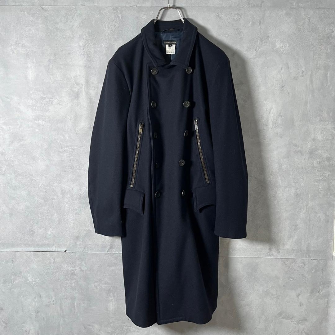 G.GUAGLIANONE イタリア製 カシミア混 ダブル コート N450