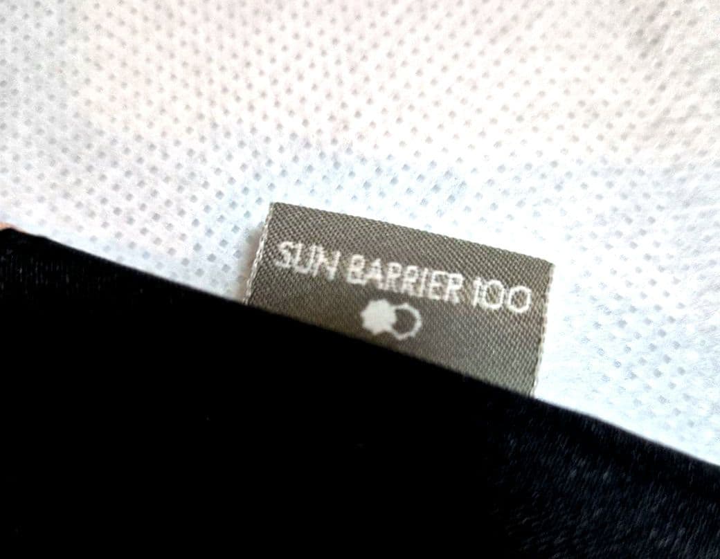 サンバリア100 折りたたみ日傘 ３段折 / コンビ ブラック 晴雨兼用